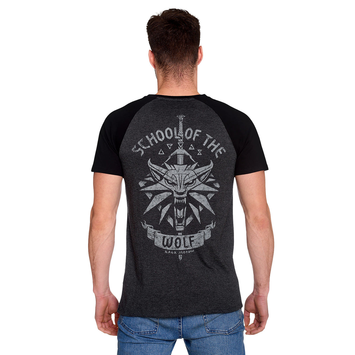 Produktbild Witcher - School of the Wolf T-Shirt grau