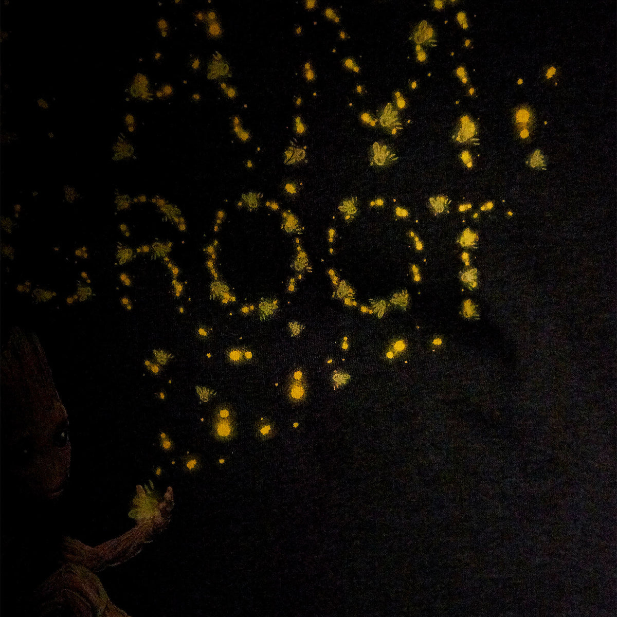 Productafbeelding Guardians of the Galaxy - Groot Glow in the Dark Kinder T-shirt Grijs