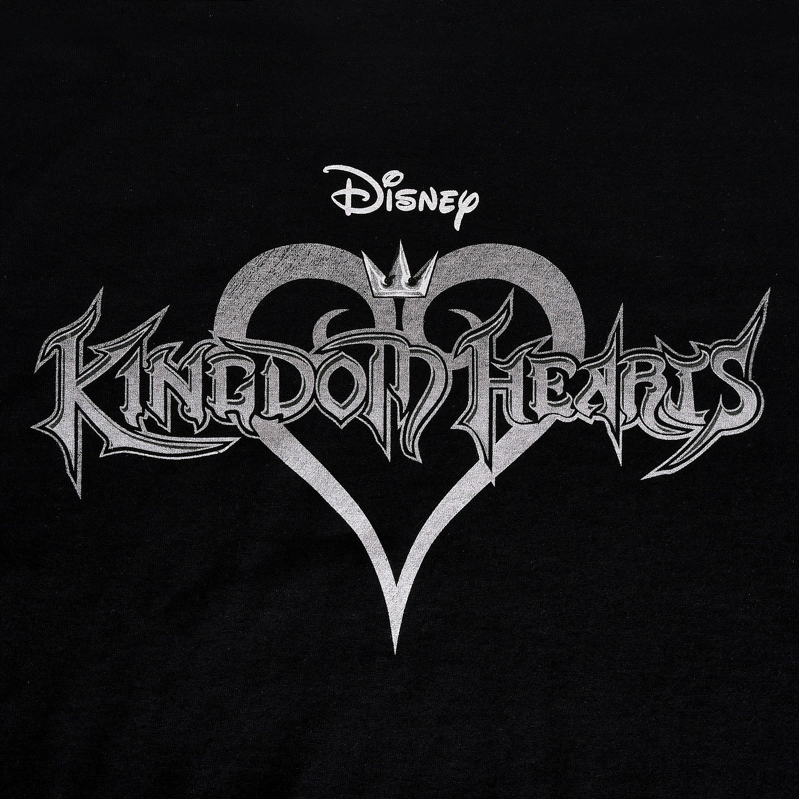 Image produit Kingdom Hearts - T-shirt logo noir