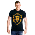 Image produit World of Warcraft - T-shirt bleu avec logo Alliance Spray