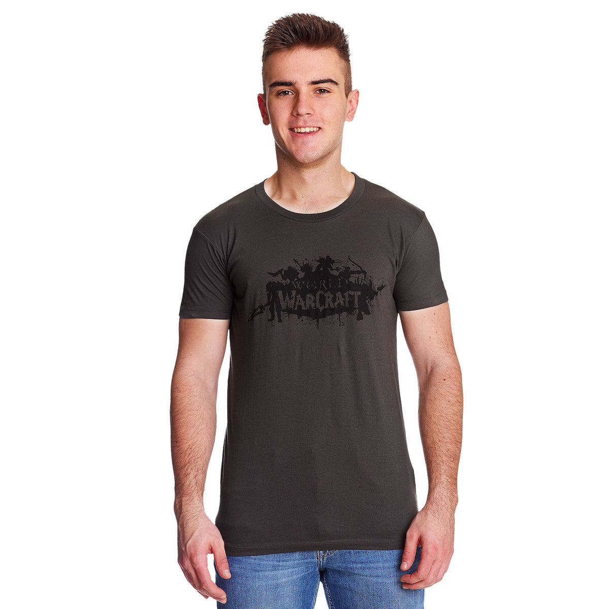 Productafbeelding World of Warcraft - Logo Silhouetten T-shirt grijs