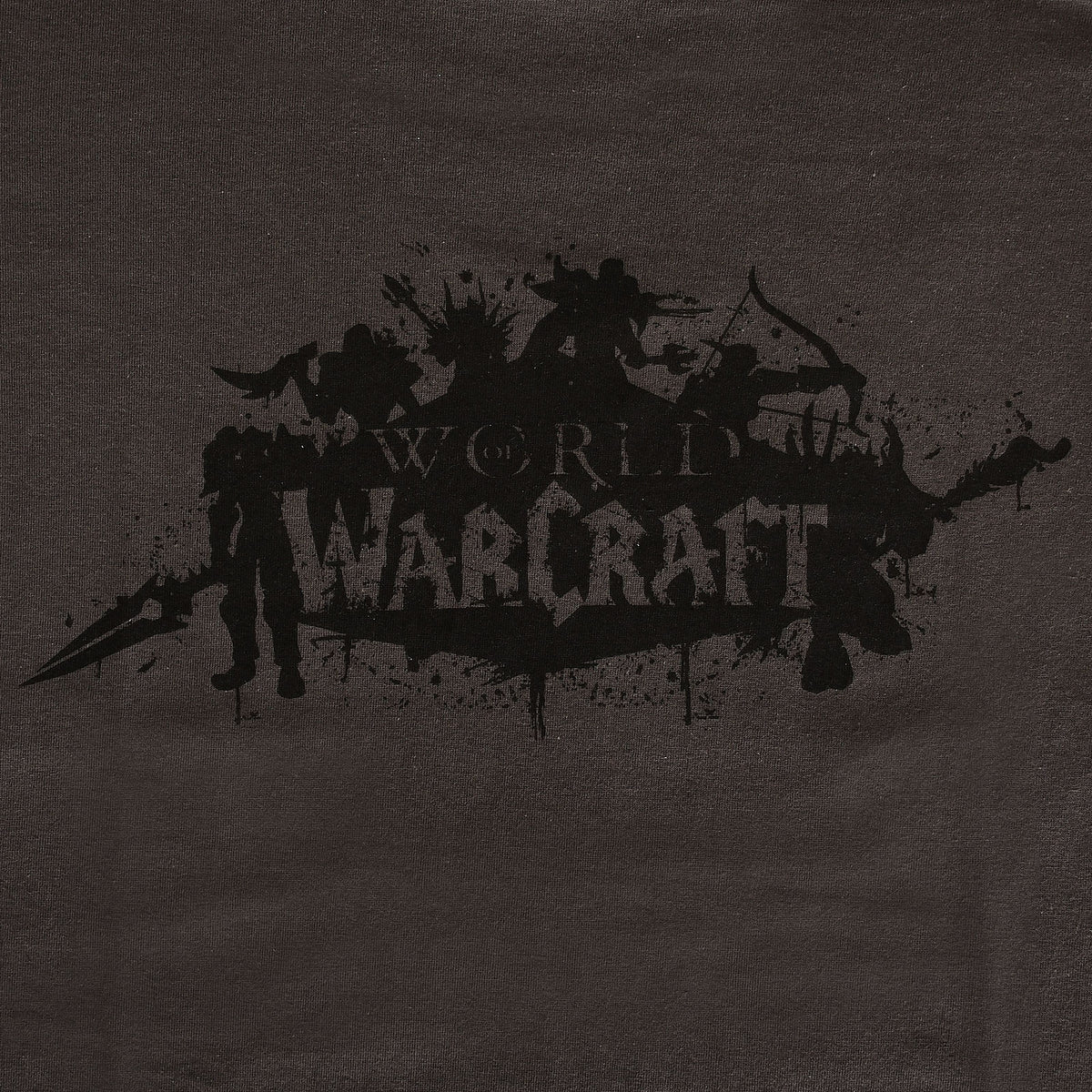 Productafbeelding World of Warcraft - Logo Silhouetten T-shirt grijs