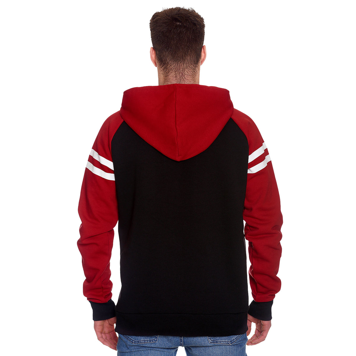 Image produit Marvel - Sweat à capuche logo rouge-noir