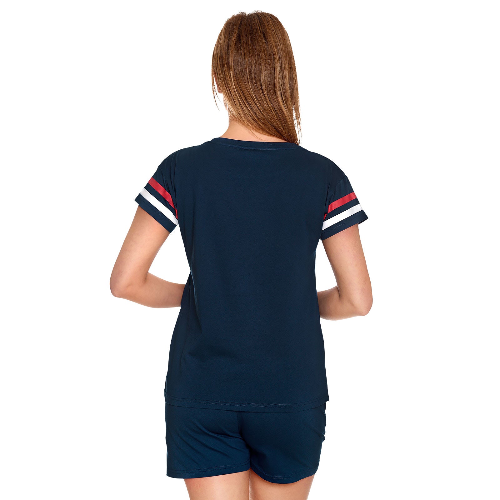 Image produit Captain America - Pyjama court pour femmes avec logo Shield