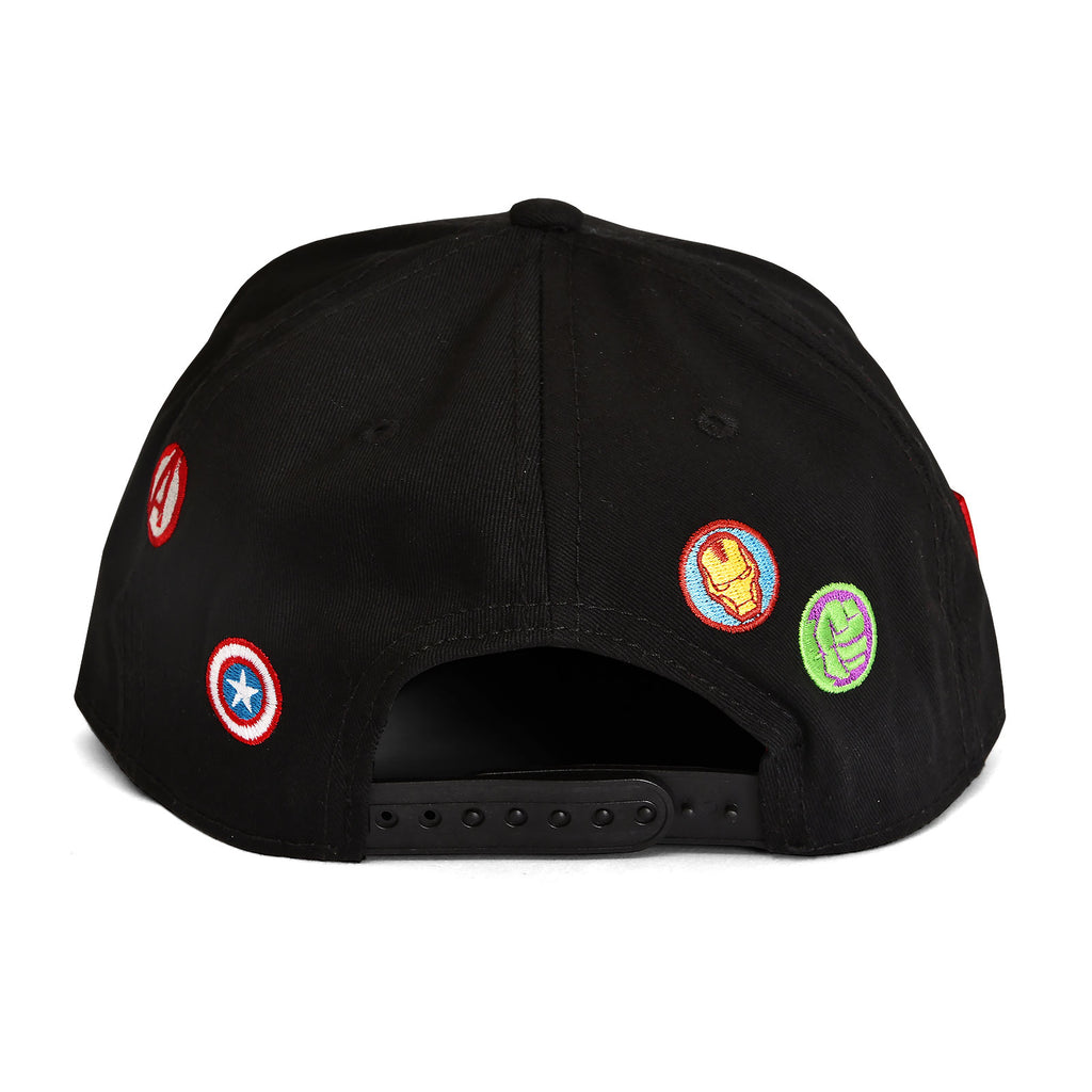 Image produit Marvel - Casquette Snapback Icones de Héros noire