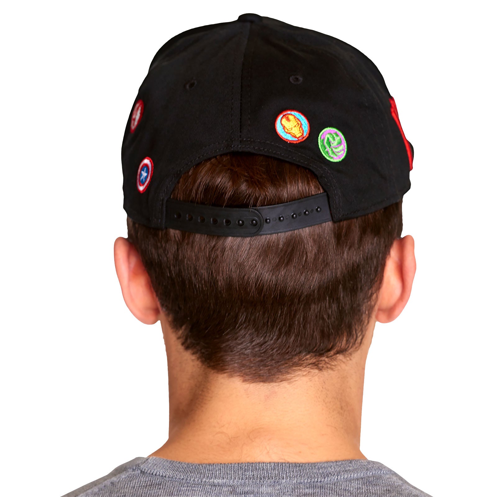 Image produit Marvel - Casquette Snapback Icones de Héros noire
