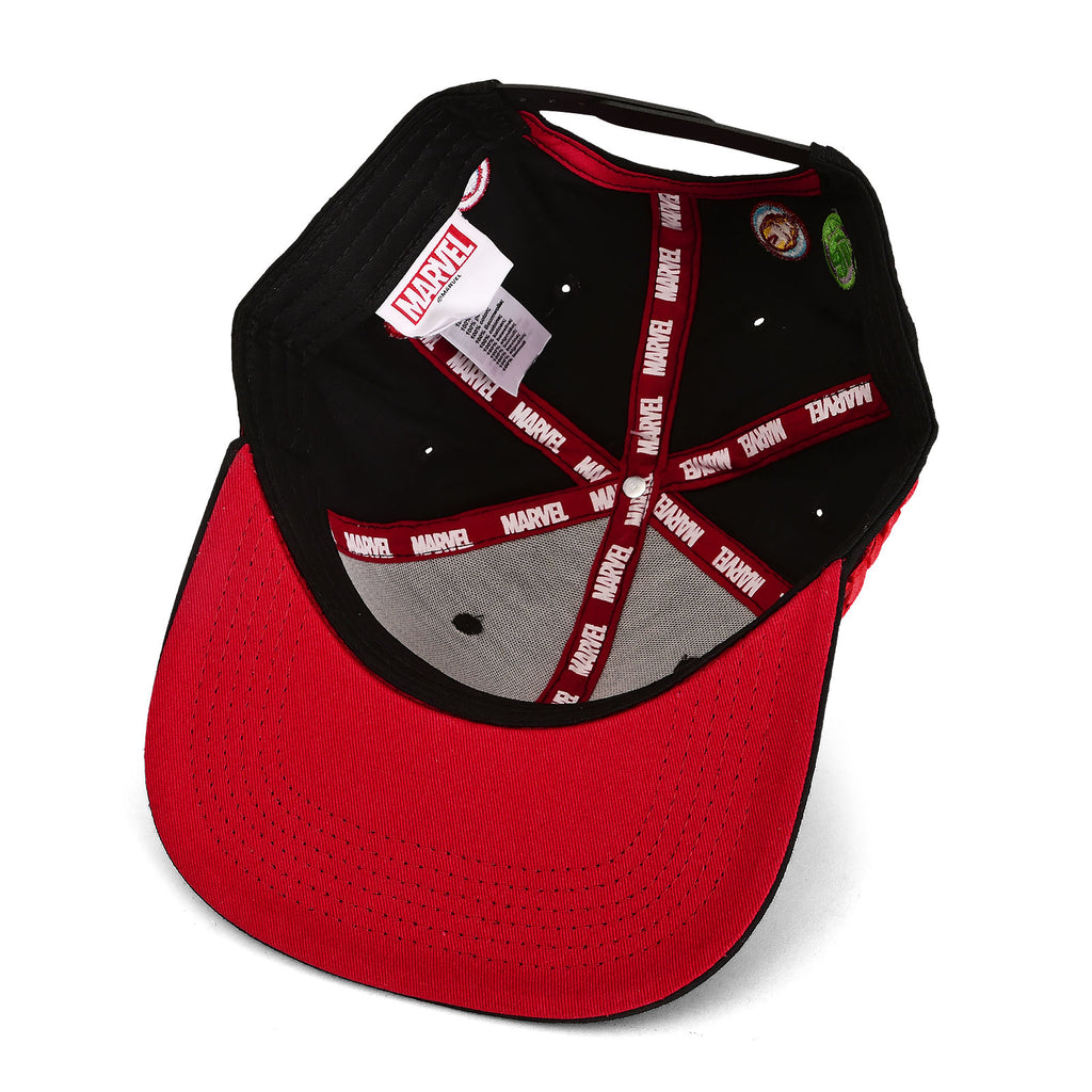 Image produit Marvel - Casquette Snapback Icones de Héros noire