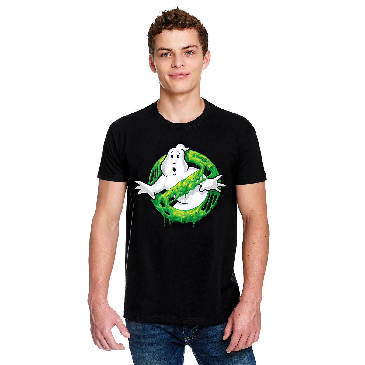 Image produit Ghostbusters - T-shirt logo Slime noir