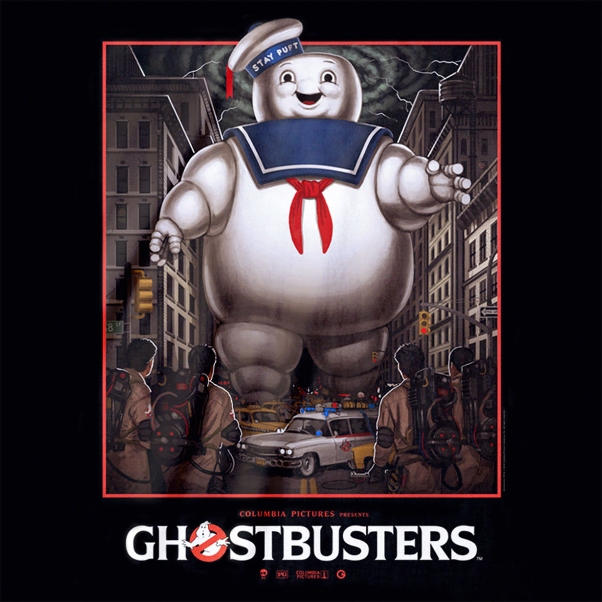 Image produit Ghostbusters - T-shirt Marshmallow Man noir
