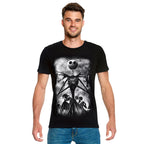 Image produit Nightmare Before Christmas - Jack Stormy Skies T-Shirt noir