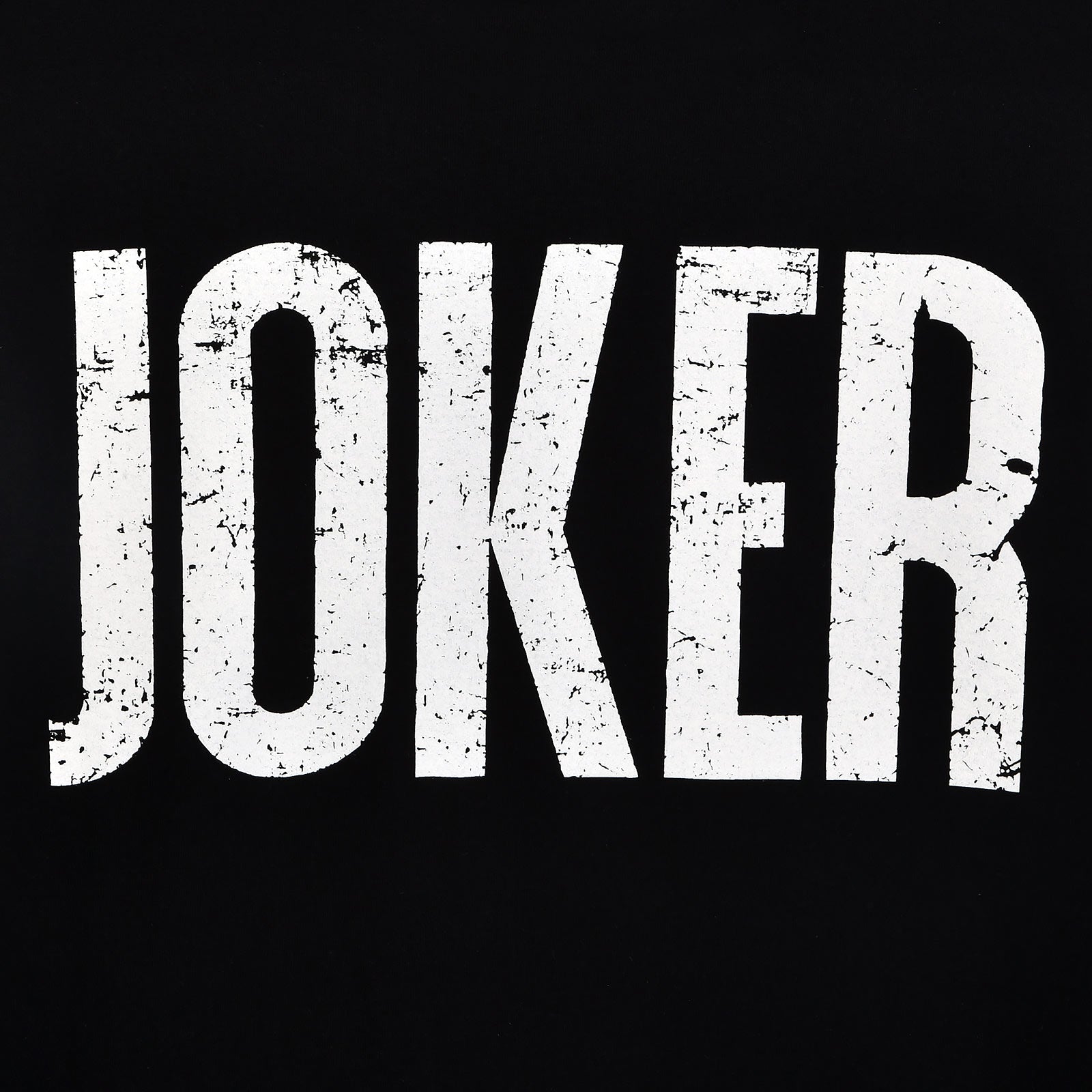 Productafbeelding Joker Distressed Logo T-Shirt Zwart