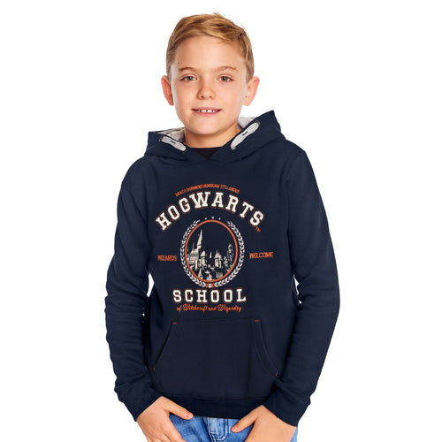 Productafbeelding Harry Potter - Hogwarts School Kinder Hoodie Blauw