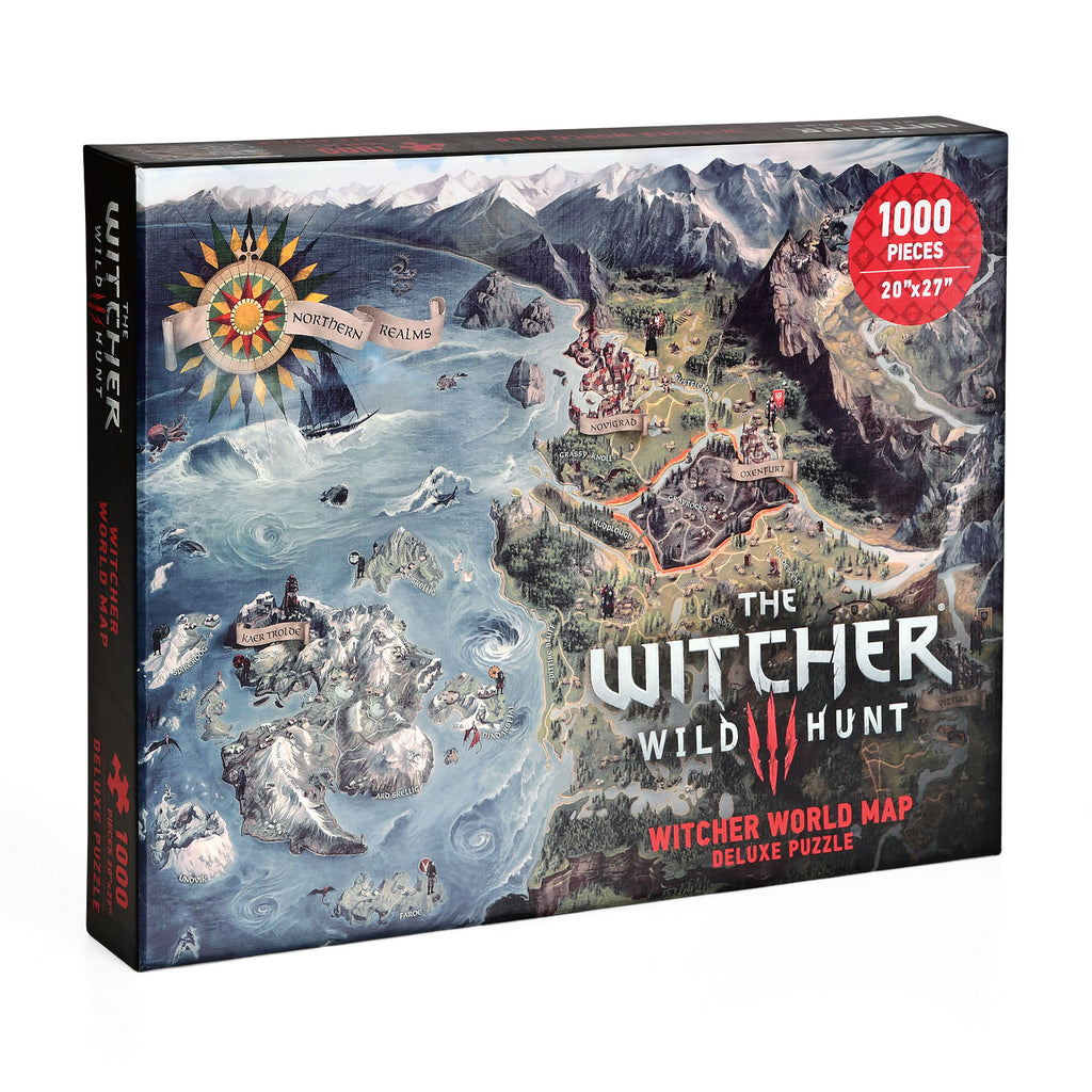 Produktbild Witcher - Karte der Nördlichen Königreiche Puzzle