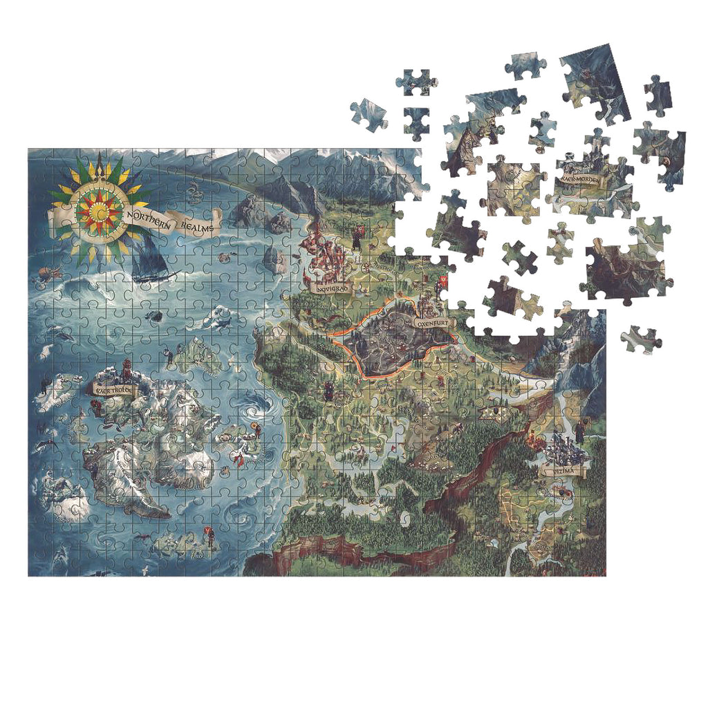 Produktbild Witcher - Karte der Nördlichen Königreiche Puzzle