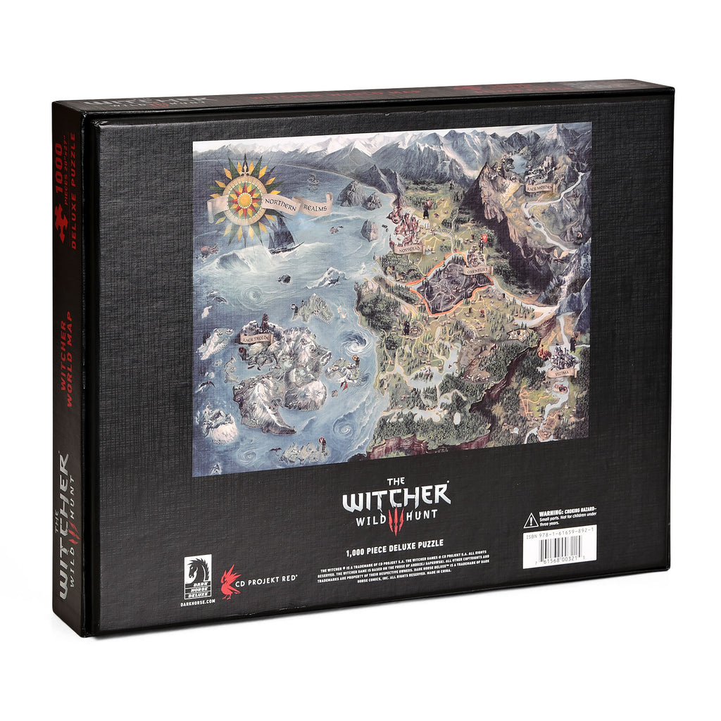 Produktbild Witcher - Karte der Nördlichen Königreiche Puzzle