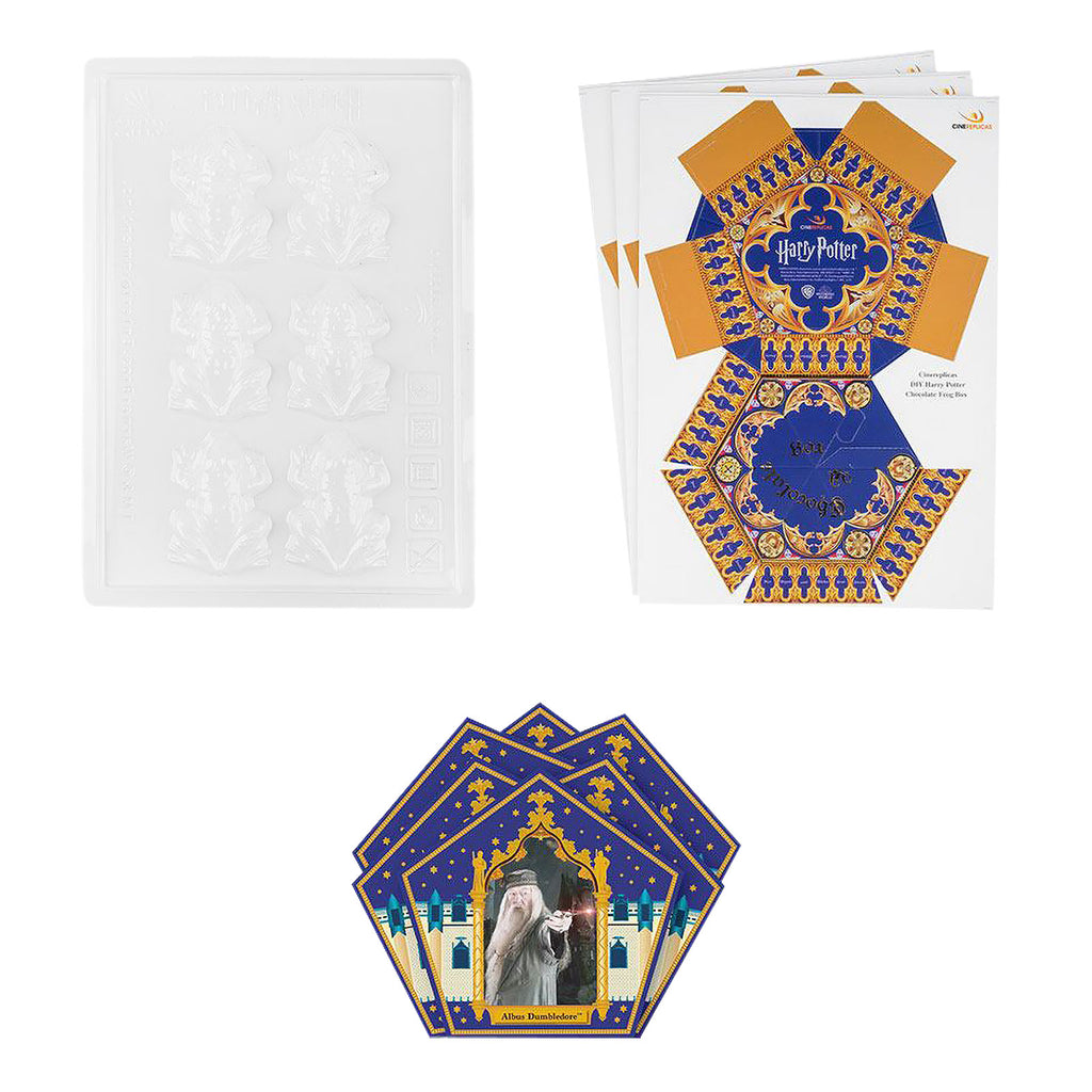 Productafbeelding Chocolade Kikker Praline Vorm Set met Verzamelkaarten - Harry Potter