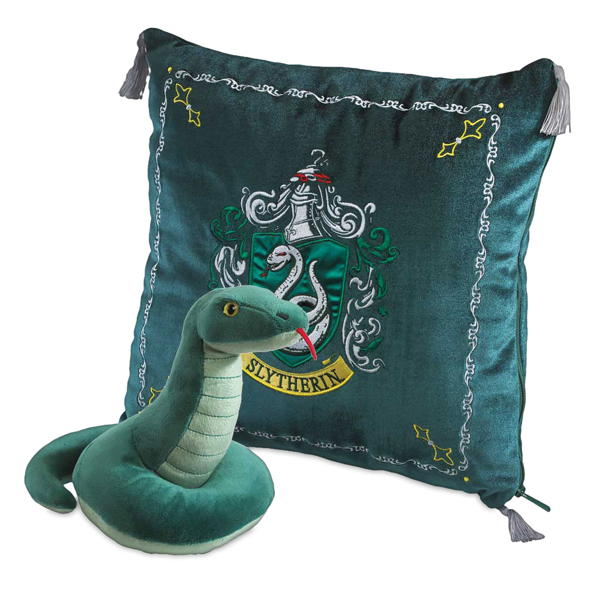 Productafbeelding Harry Potter - Slytherin Wapen Kussen met Pluche Figuur