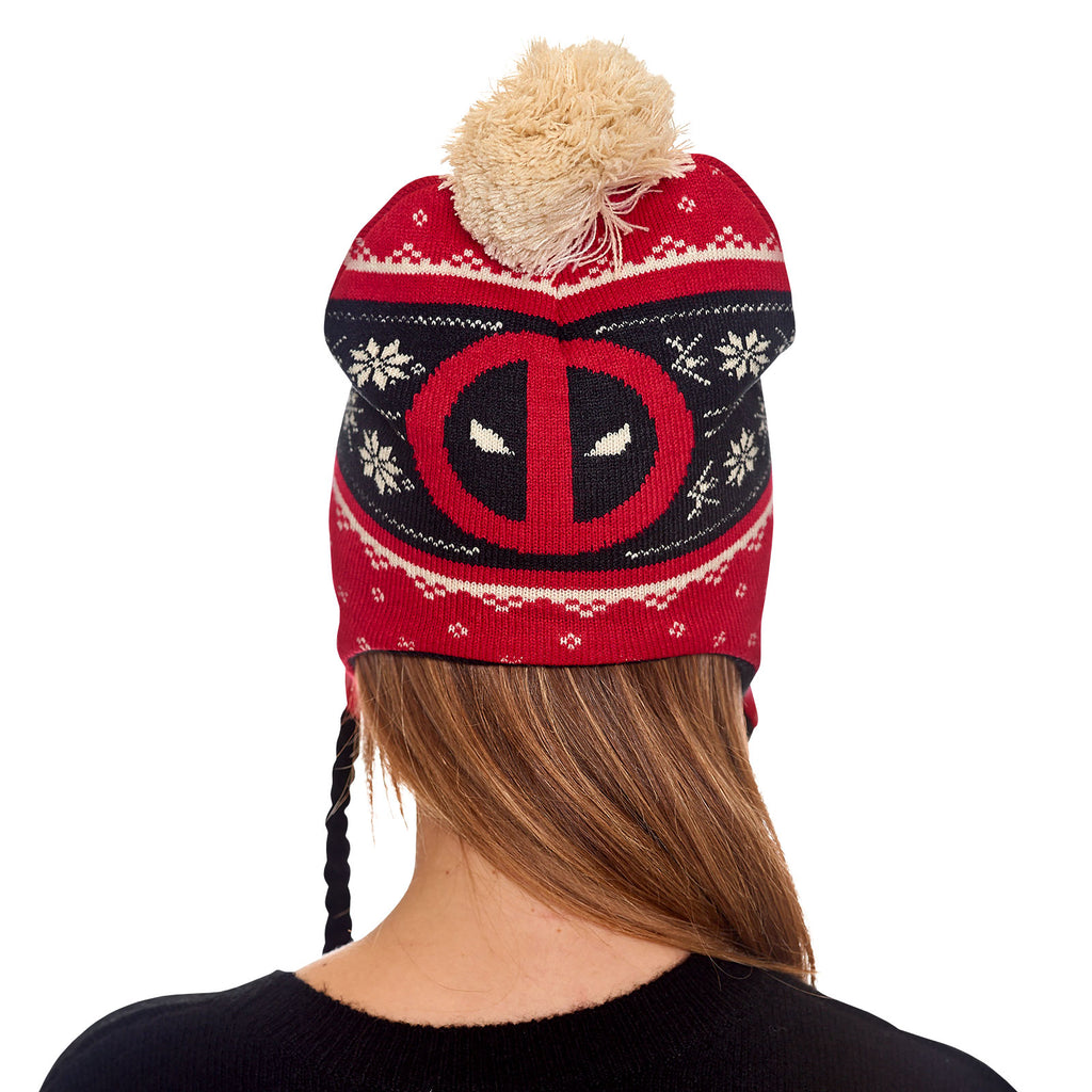 Produktbild Deadpool - Logo Mütze mit Bommeln