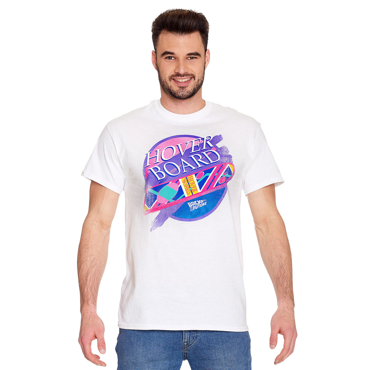 Productafbeelding Terug naar de Toekomst - Hover Board T-shirt wit
