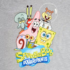 Image produit SpongeBob - T-shirt Friends Together gris