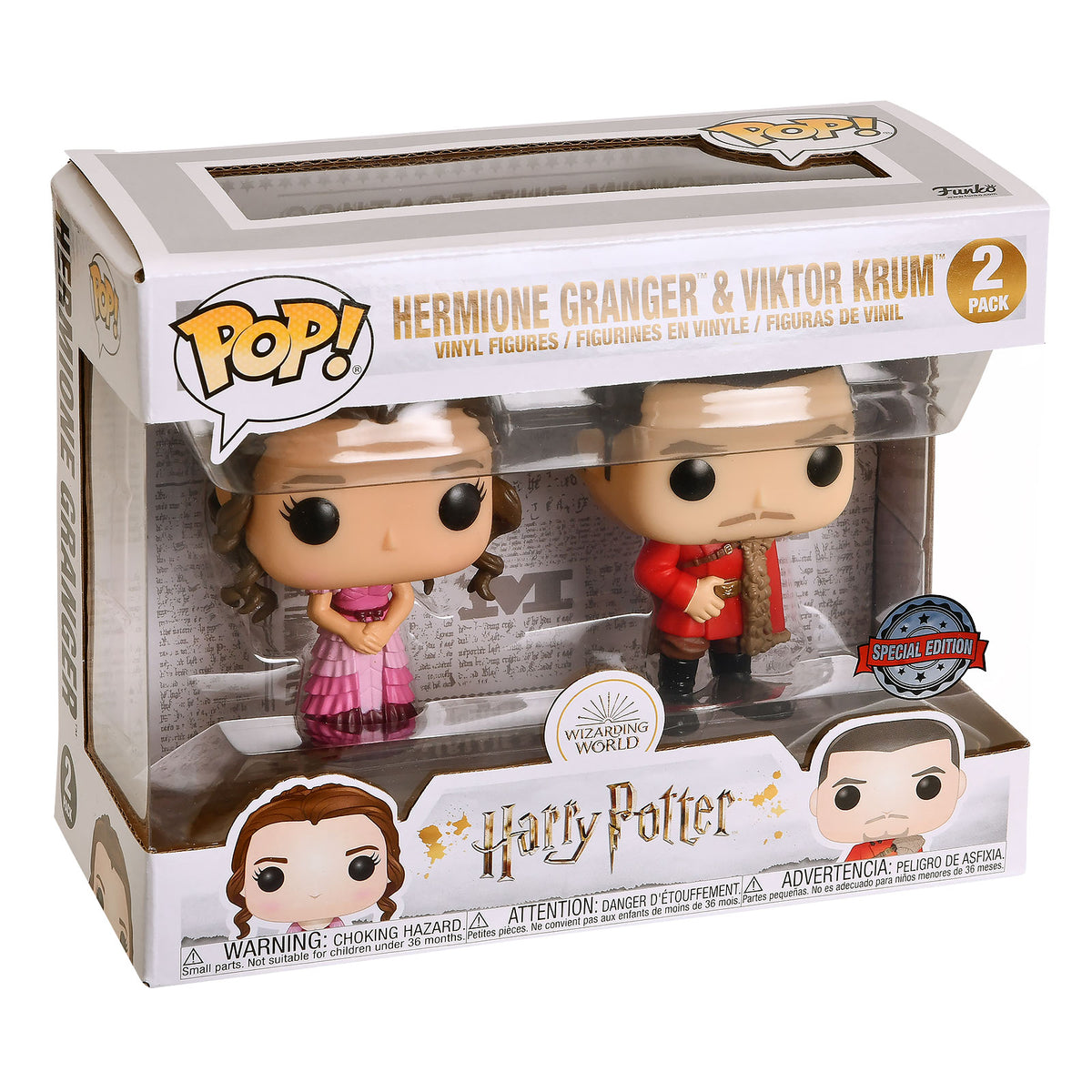 Productafbeelding Harry Potter - Hermelien & Viktor Yule Ball Funko Pop Figurines