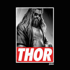 Productafbeelding Avengers - Casual Thor T-Shirt Zwart