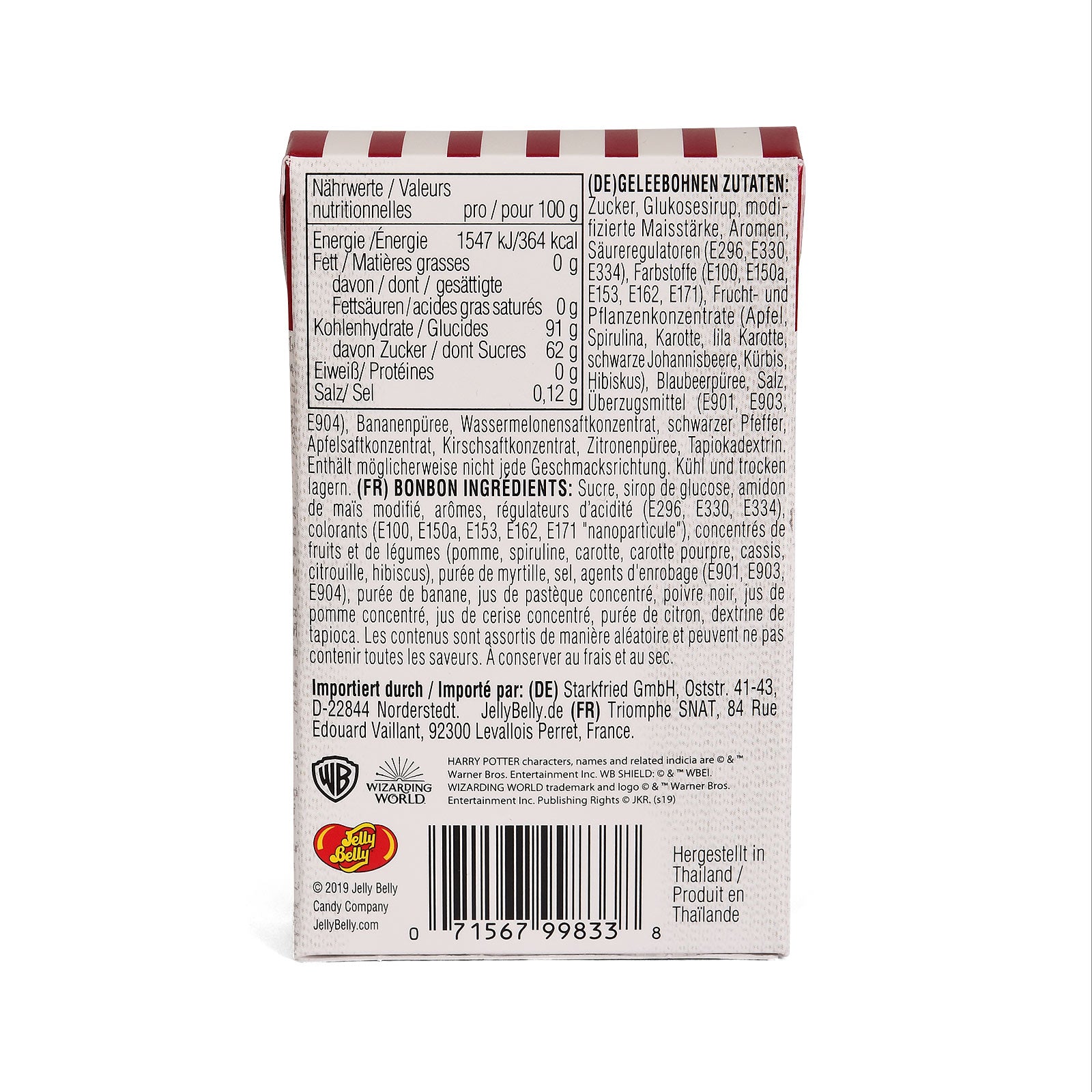 Image produit Harry Potter - Bertie Botts Haricots 35g Boîte