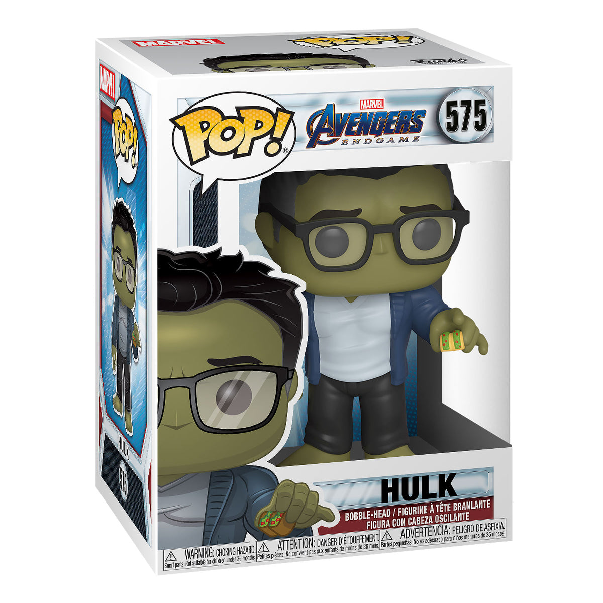 Image produit Avengers - Hulk avec Taco Endgame Figurine Funko Pop à tête branlante