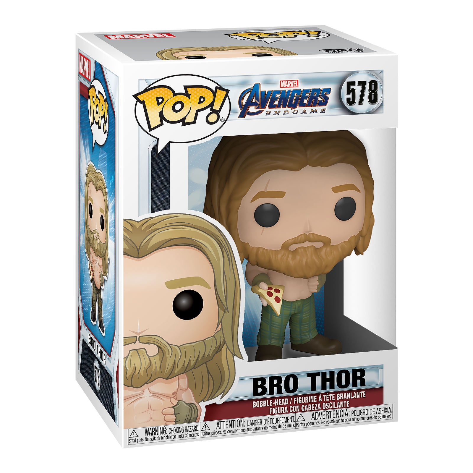 Productafbeelding Avengers - Bro Thor met Pizza Endgame Funko Pop Bobblehead Figuur