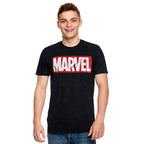 Productafbeelding Marvel - Vintage Logo T-Shirt zwart