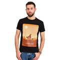 Productafbeelding The Mandalorian Retro Poster T-Shirt zwart - Star Wars