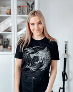 Product image Wolf Emblem T-Shirt for Witcher Fans black