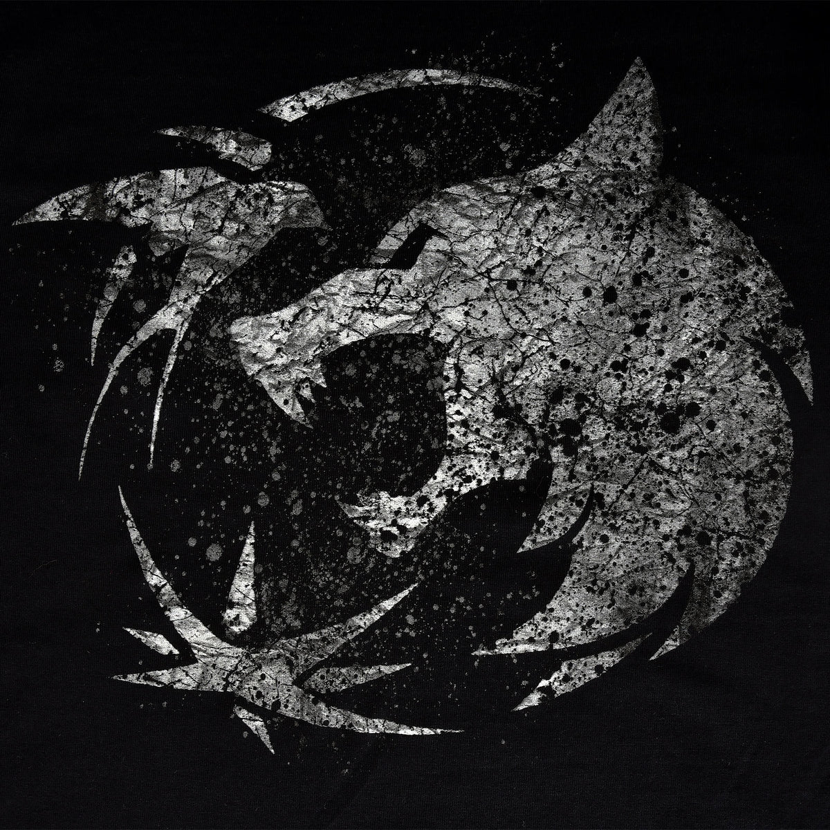 Product image Wolf Emblem T-Shirt for Witcher Fans black