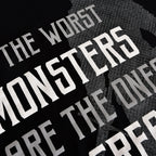 Productafbeelding Monsters We Create T-Shirt voor Witcher Fans Zwart