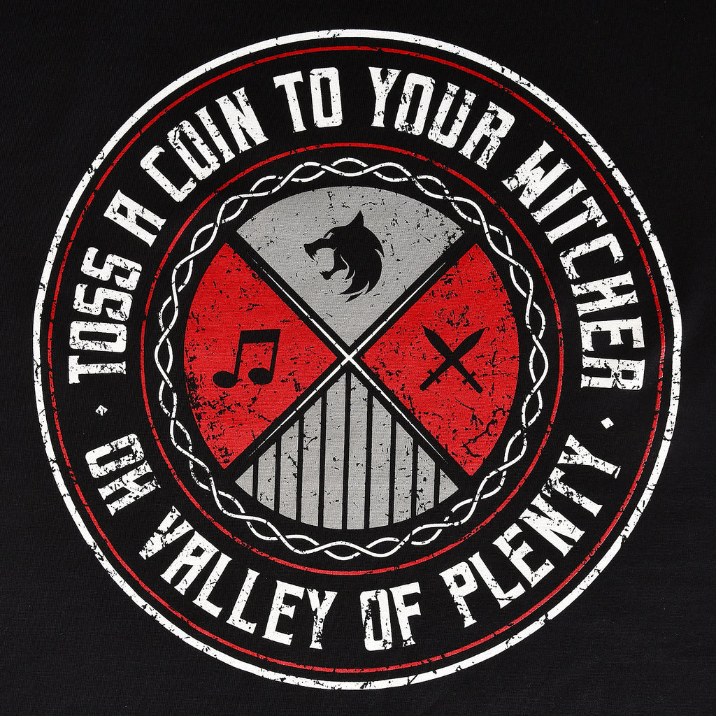 Image produit T-Shirt Toss a Coin pour les fans de Witcher noir