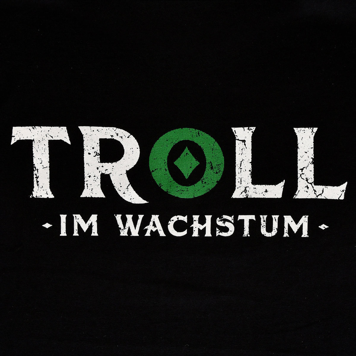 Produktbild Troll im Wachstum T-Shirt schwarz