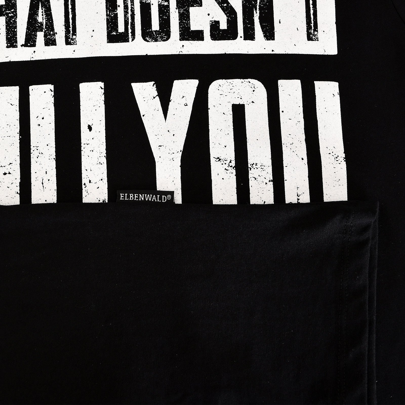 Image produit T-shirt noir 'Ce qui ne te tue pas te donne de l'XP'