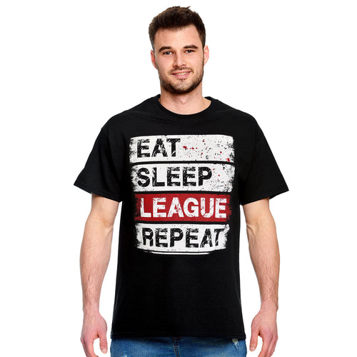 Productafbeelding Daily Routine T-Shirt voor League of Legends Fans zwart