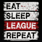 Image produit T-Shirt Daily Routine pour les fans de League of Legends noir