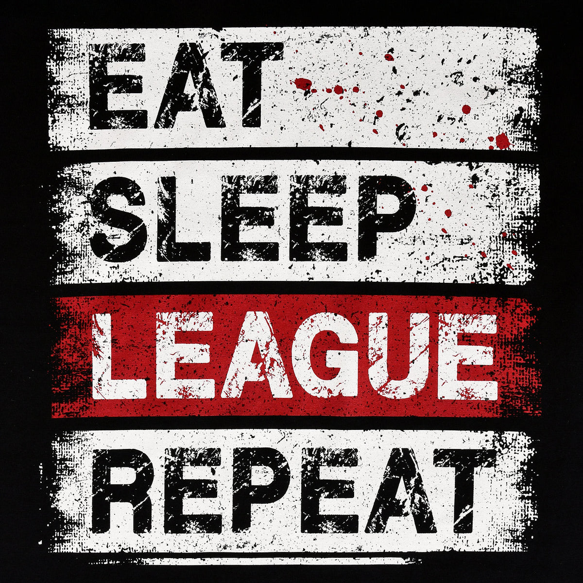Productafbeelding Daily Routine T-Shirt voor League of Legends Fans zwart