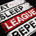 Image produit T-Shirt Daily Routine pour les fans de League of Legends noir
