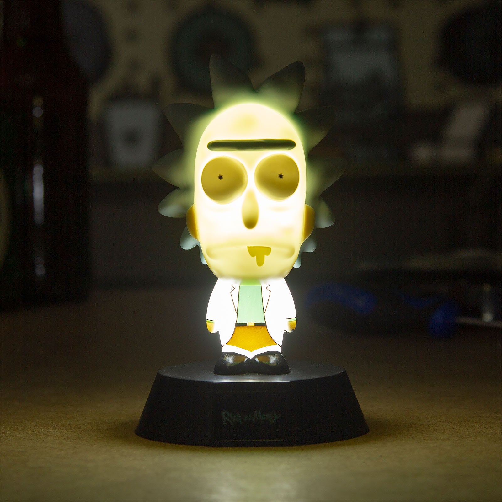 Productafbeelding Rick and Morty - Rick Icons 3D Tafellamp