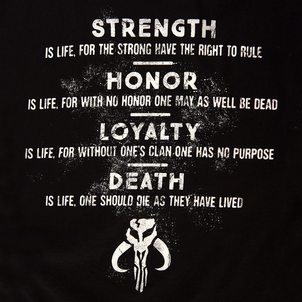 Image produit T-shirt Code of Honor noir - Star Wars The Mandalorian