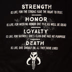 Image produit T-shirt Code of Honor noir - Star Wars The Mandalorian