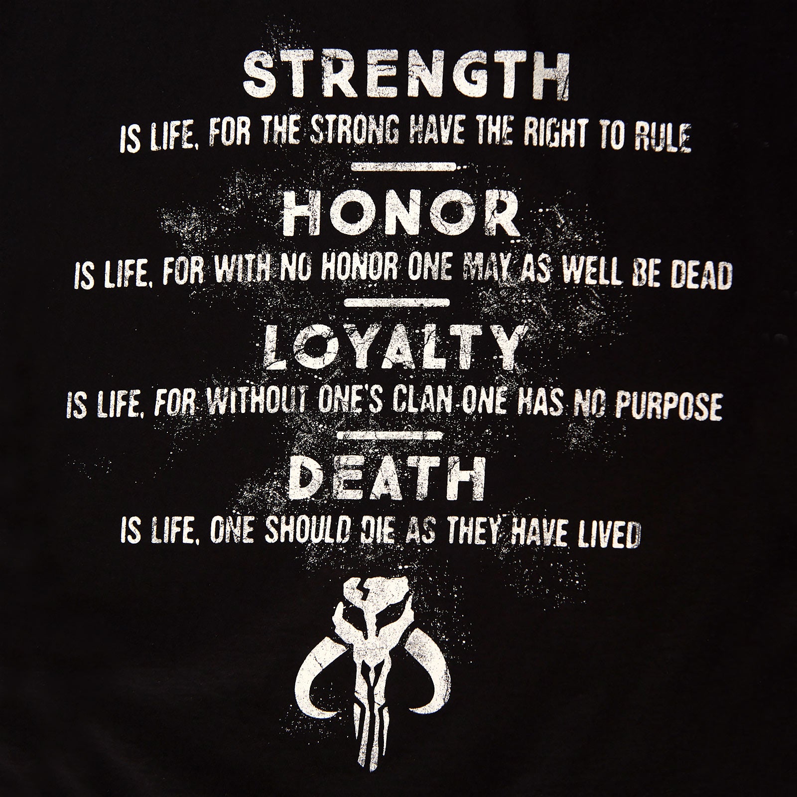Image produit T-shirt Code of Honor noir - Star Wars The Mandalorian