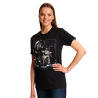 Productafbeelding Het Kind is Mijn Co-Piloot T-Shirt zwart - Star Wars The Mandalorian