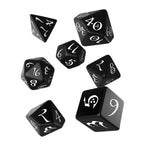 Productafbeelding Klassieke RPG Dobbelstenen Set 7-delig zwart