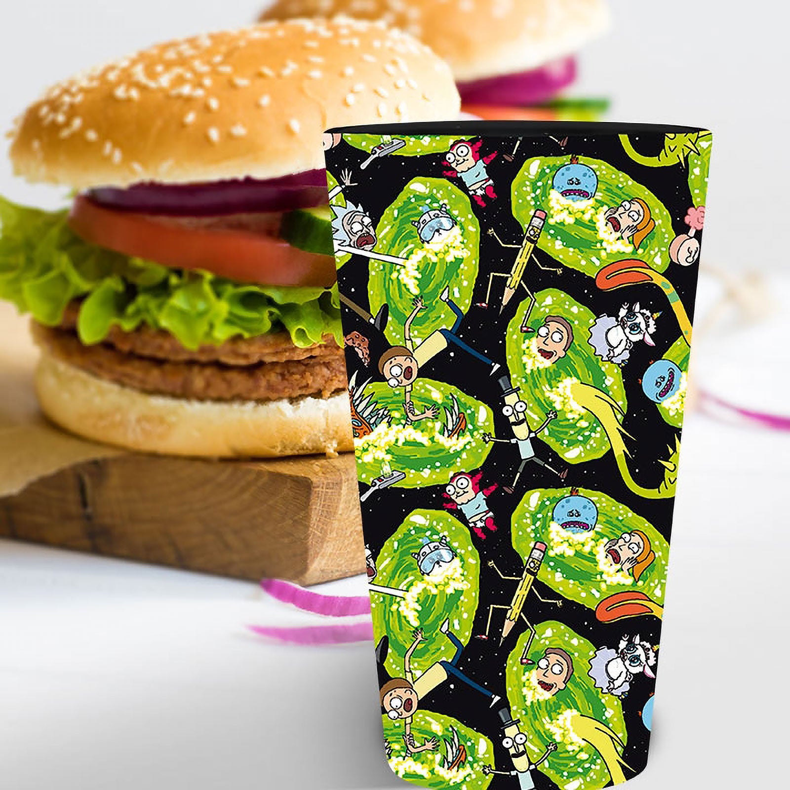 Image produit Rick et Morty - Verre Portals