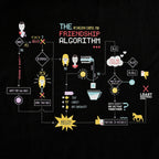 Image produit The Big Bang Theory - T-shirt noir Algorithme d'Amitié