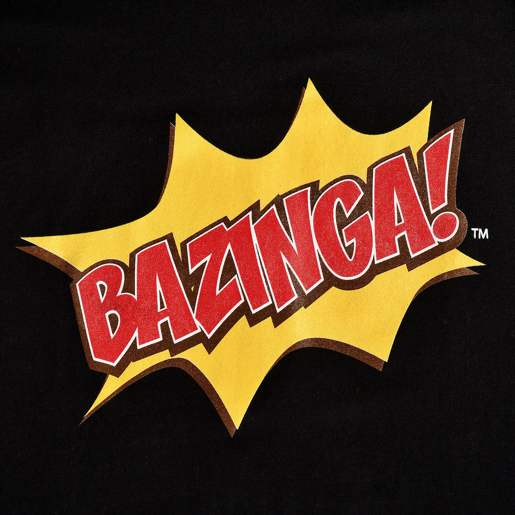 Image produit The Big Bang Theory - T-shirt Bazinga noir